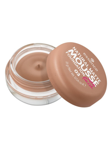 Essence Natural Matte Mousse Фон дьо тен за жени 16 g Нюанс 03