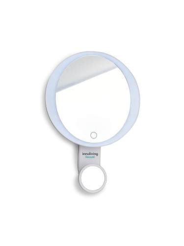 Двойно козметично огледало INNOLIVING INN-806 с LED светлина