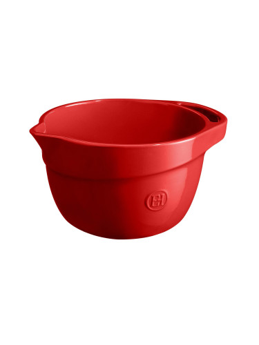 Керамична купа за смесване EMILE HENRY MIXING BOWL - 4.5 л - цвят червен