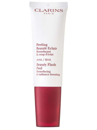 Clarins Beauty Flash Peel Изглаждащ пилинг за лице за мигновено изглаждане и подхранване