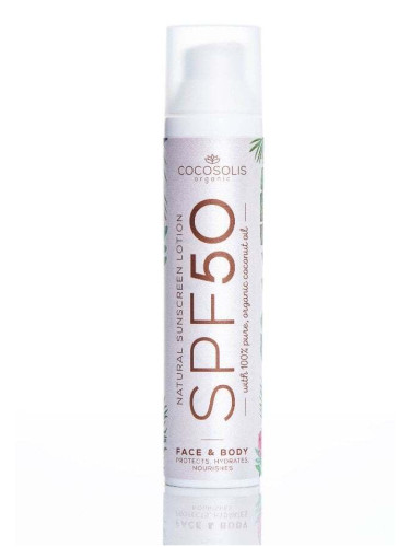 Cocosolis SPF50 Natural Sunscreen Lotion Натурален слънцезащитен лосион