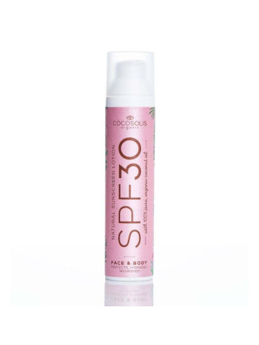 Cocosolis SPF30 Natural Sunscreen Lotion Натурален слънцезащитен лосион