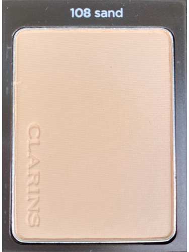 Clarins Everlasting Compact Long-Wearing & Comfort Foundation 108 Sand Компактен фон дьо тен без опаковка