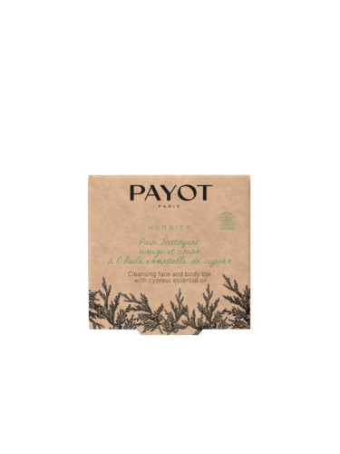 Payot Herbier Face And Body Cleansing Bar With Cypress Essential Oil Почистващ бар с етерично масло от кипарис