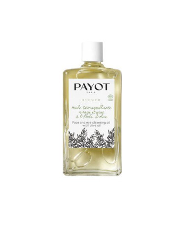 Payot Herbier Organic Face And Eye Cleansing Oil With Olive Oil Почистващо масло за лице и очи с маслиново масло