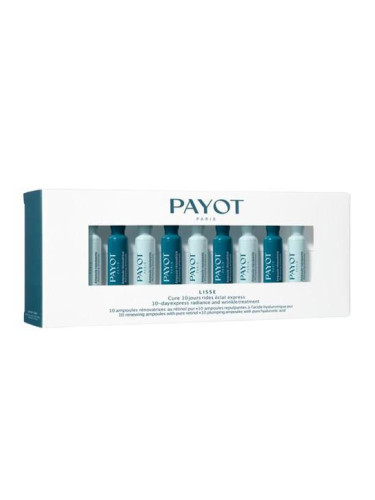 Payot Lisse 10 Day Express Radiance And Wrinkles Treatment Ampoules Озаряващи ампули за лице против бръчки