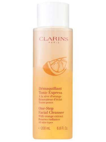 Clarins CL Cleansing One-Step Facial Cleanser Почистващ дегримьор тоник за лице с озаряващо действие