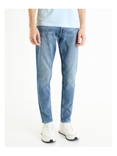 Blue men's slim fit jeans Celio Dofine