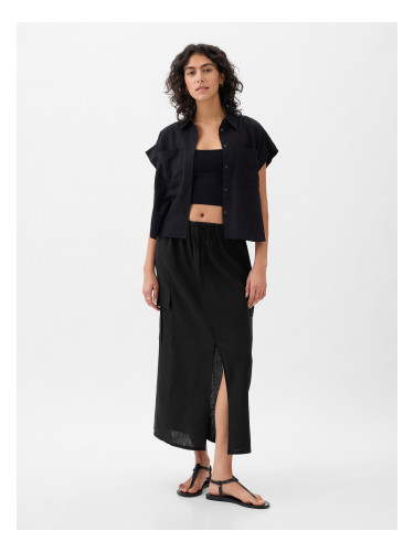 GAP Linen Midi Skirt Utility - Ladies