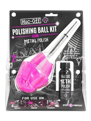 Muc-Off Polishing Ball Kit with 50ml Metal Polish