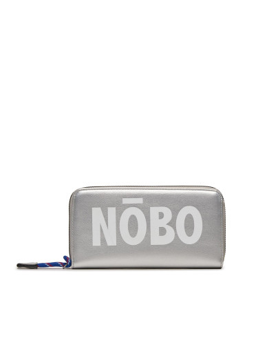 Голям дамски портфейл Nobo NPUR-M0010-C022 Сребрист