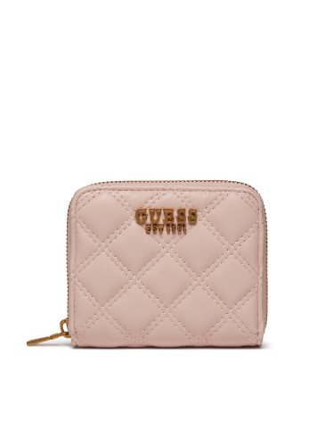 Малък дамски портфейл Guess Giully (QA) Slg SWQA87 48370 Розов