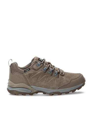 Туристически Jack Wolfskin Refugio Texapore Low W 4050821 Кафяв