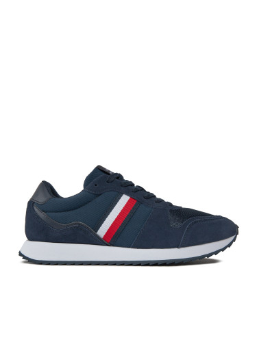 Сникърси Tommy Hilfiger Runner Evo Mix Ess FM0FM04886 Тъмносин