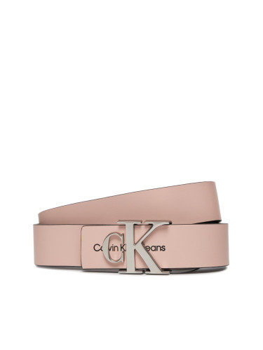 Дамски колан Calvin Klein Jeans Monogram Hardware 30Mm K60K610281 Розов