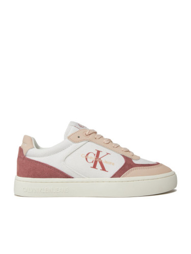 Calvin Klein Jeans Сникърси Classic Cupsole Low Mix Ml Btw YW0YW01390 Бял