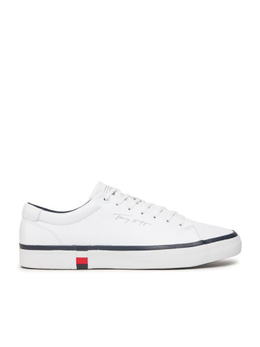 Tommy Hilfiger Сникърси Modern Vulc Corporate Leather FM0FM04922 Бял