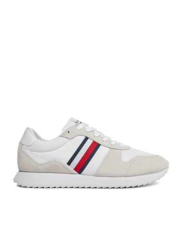 Tommy Hilfiger Сникърси Runner Evo Mix Ess FM0FM04886 Бял