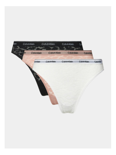 Calvin Klein Underwear Комплект 3 чифта класически бикини 000QD5069E Цветен