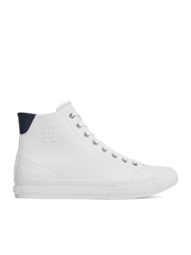 Tommy Hilfiger Сникърси Th Hi Vulc Street Lth Ess FM0FM04897 Бял