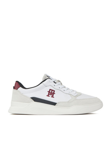 Tommy Hilfiger Сникърси Elevated Cupsole Lth Mix FM0FM04929 Бял