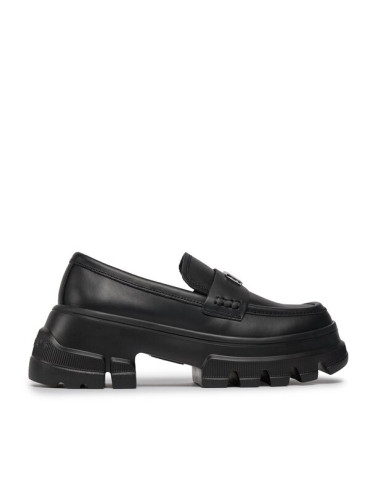 Tommy Jeans лоуфъри с дебела подметка Tjw Chunky Loafer EN0EN02504 Черен