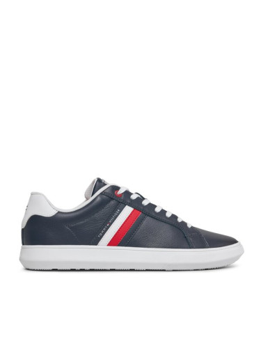 Tommy Hilfiger Сникърси Essential Leather Cupsole FM0FM04921 Син