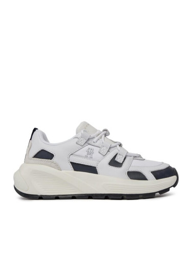 Tommy Hilfiger Сникърси Th Premium Runner Mix FW0FW07651 Бял