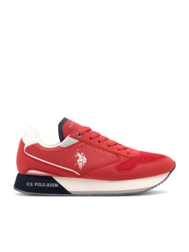 U.S. Polo Assn. Сникърси NOBIL003G Червен