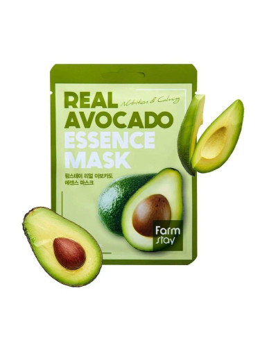 Маска за лице с Авокадо FarmStay Real Avocado Essence Mask