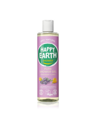 Happy Earth 100% Natural Shower Gel Lavender Ylang душ гел 300 мл.