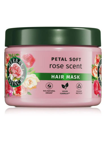Herbal Essences Rose Scent Petal Soft подхранваща маска за суха коса 300 мл.