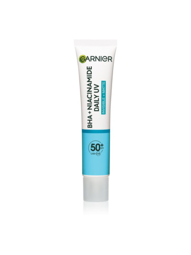 Garnier Pure Active Daily UV матиращ флуид против несъвършенства на кожата SPF 50+ 40 мл.