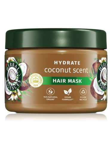 Herbal Essences Coconut Scent Hydrate маска за коса за подхранване и хидратация 300 мл.
