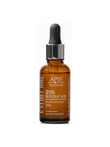 Apis Natural Cosmetics TerApis 35% Glycolic Acid изглаждащ ексфолиращ серум за регенерация и възстановяване на кожата 30 мл.