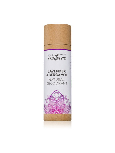 Your Nature Natural Deodorant дезодорант стик Lavender & Bergamot 70 гр.