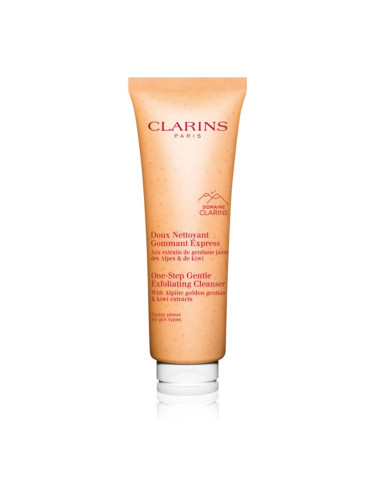 Clarins One Step Gentle Exfoliating Cleanser деликатен ексфолиращ гел за всички типове кожа на лицето 125 мл.