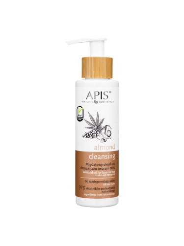 Apis Natural Cosmetics Almond почистващо и премахващо грима масло 150 мл.
