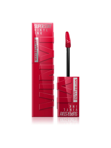 MAYBELLINE NEW YORK SuperStay Vinyl Ink дълготрайно течно червило 50 WICKED 4.2 мл.