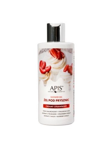 Apis Natural Cosmetics Creamy Strawberry хидратиращ душ гел 300 мл.