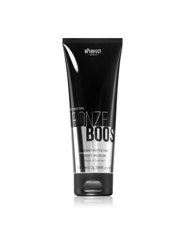 BPerfect Bronze Boost Instant Matte Tan автобронзант - крем за лице и тяло цвят Light-Medium 100 мл.