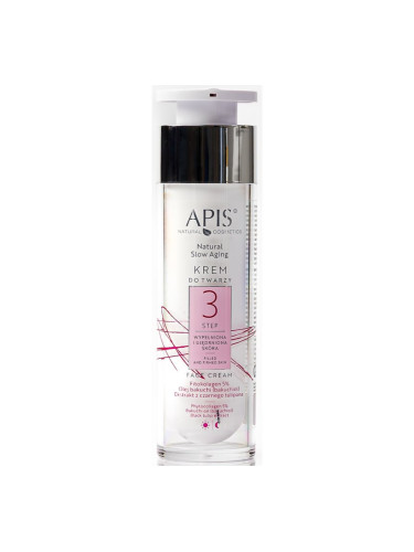 Apis Natural Cosmetics Slow Aging Step 3 попълващ и изглаждащ крем за зряла кожа 50 мл.