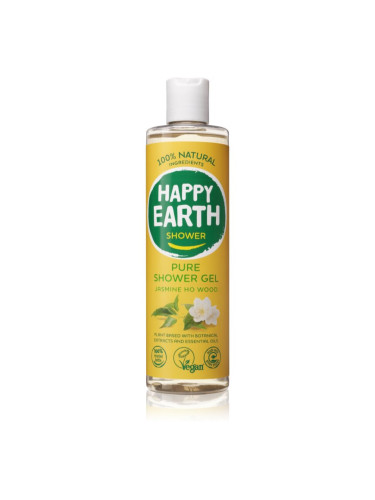 Happy Earth 100% Natural Shower Gel Jasmine Ho Wood душ гел 300 мл.