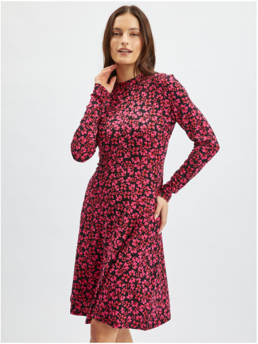 Orsay Black-pink Women Floral Dress - Women