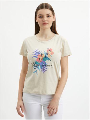 Orsay Beige Women's T-Shirt - Women's