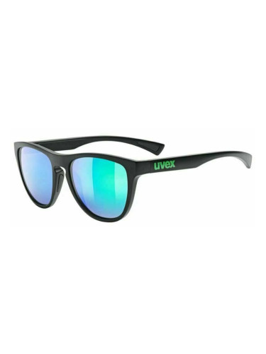 UVEX ESNLT Spirit Black Mat/Mirror Green Колоездене очила