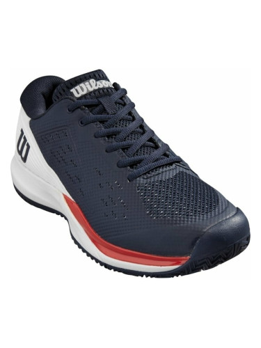 Wilson Rush Pro Ace Mens Tennis Shoe Navy Blaze/White/Red 43 1/3 Мъжки обувки за тенис