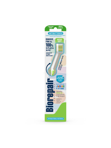 Biorepair Antibacterial Junior Toothbrush Medium Soft Четка за зъби за деца 1 бр