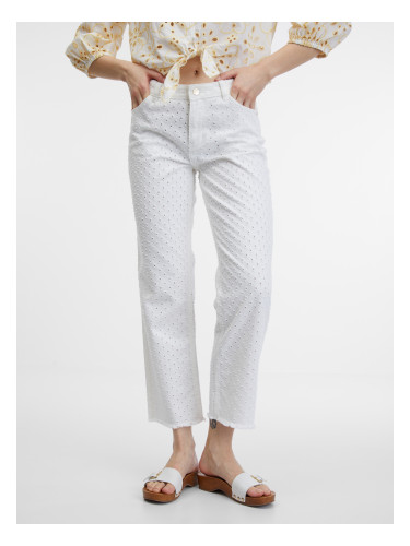 Orsay White Women's Trousers - Women's