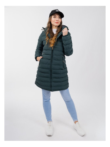 Women's quilted jacket GLANO - green
